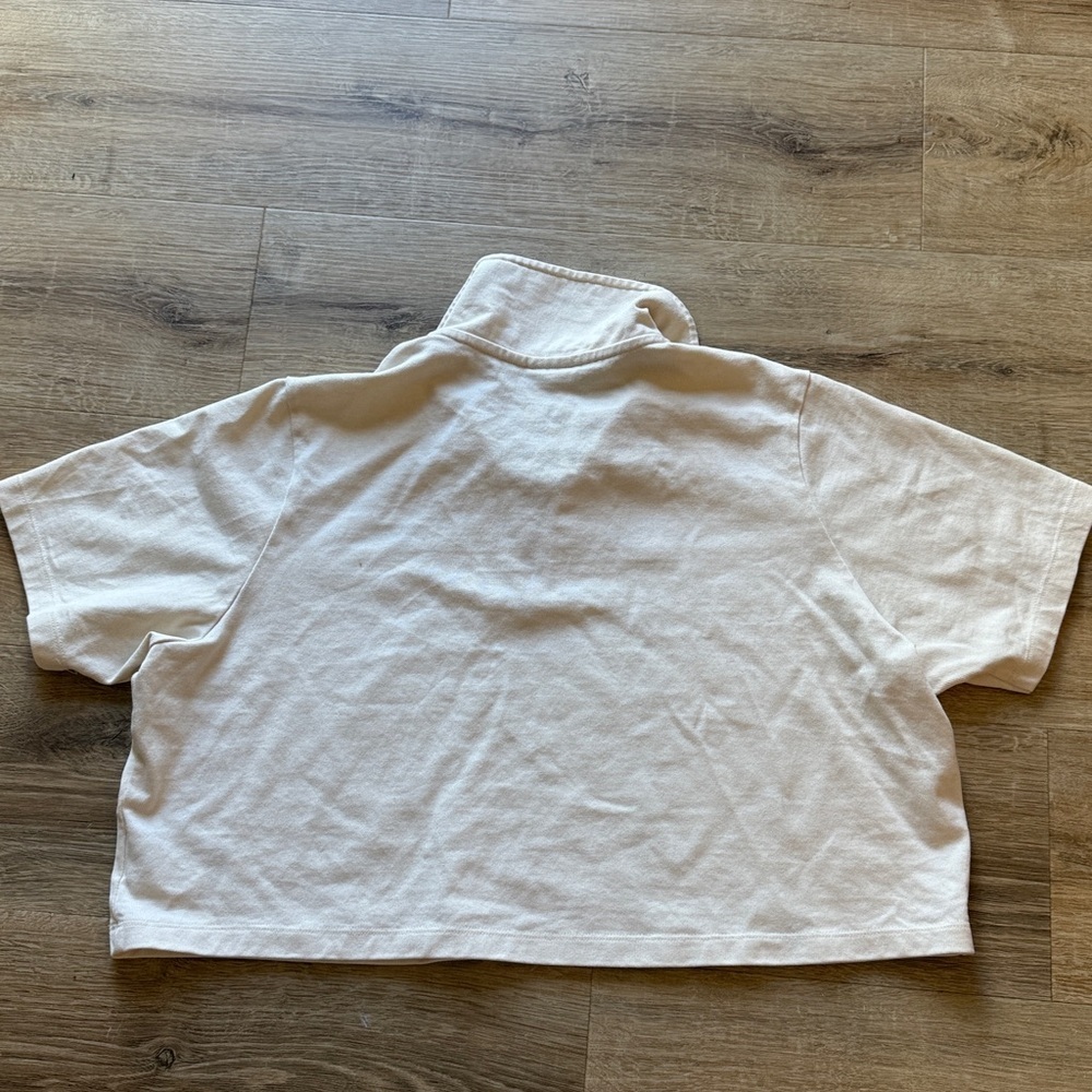 Adidas Originals Half Zip Crop Polo - Picture 7 of 7